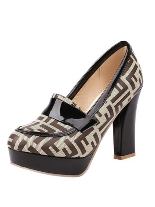 Replica FF Luxury Super High Lady Platform Pumps