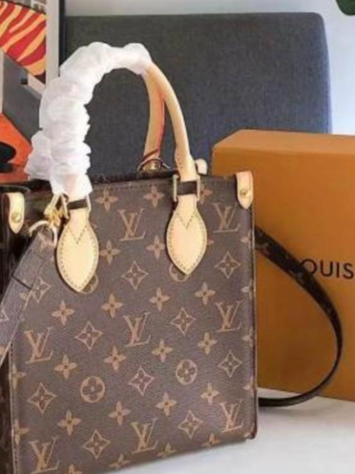 Replica LV Monogram Sac Plat Shoulder Bag