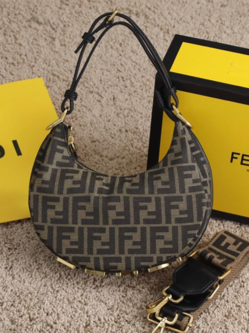 Replica Brown Zucca Fendigraphy Small Bag