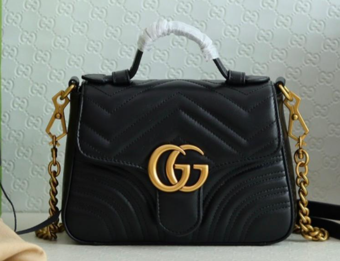 Replica GG Marmont Top Handle Flap Bag