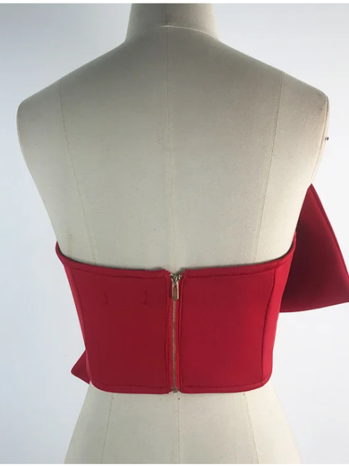 Replica Designer Bow Crop Top Description