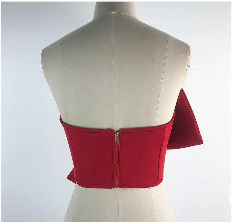 Replica Designer Bow Crop Top Description