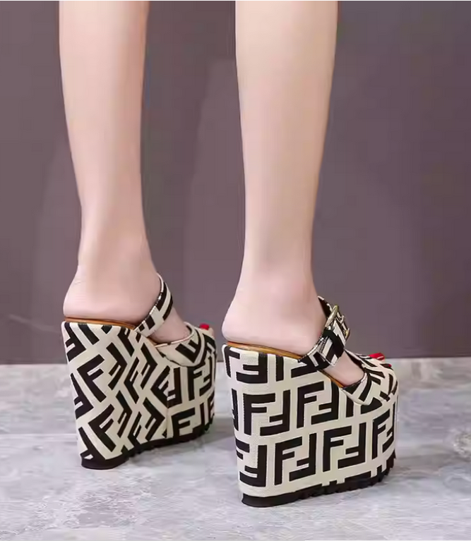 Replica FF Wedge Slipper