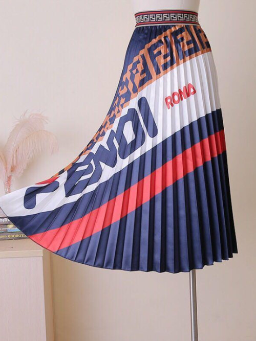 Replica FF Ins Pleated Skirt