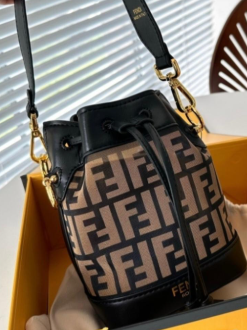 Replica FF PVC Mini Mon Tresor Bucket Bag