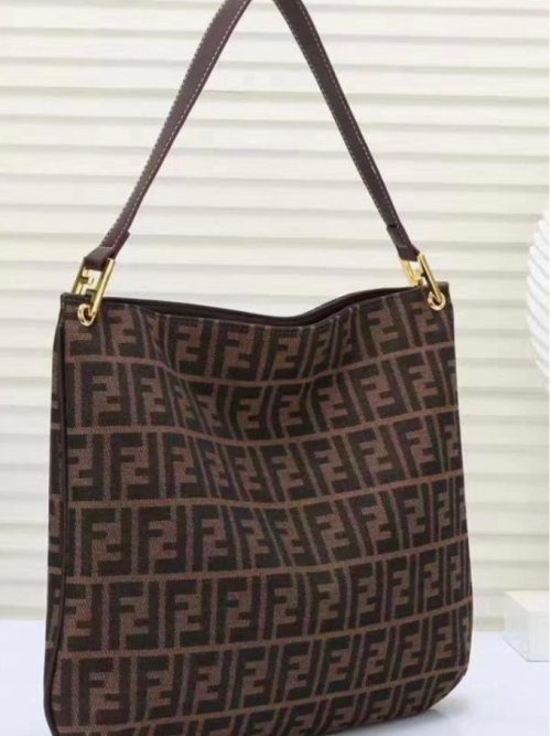 Replica FF Zucca Hobo Shoulder Bag