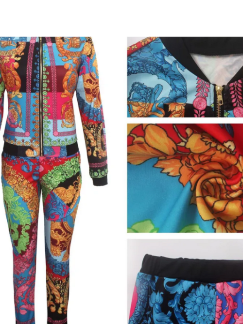 Replica Baroque Winter Women Tracksuit